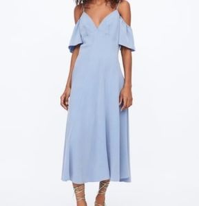 Zara off the shoulder dress